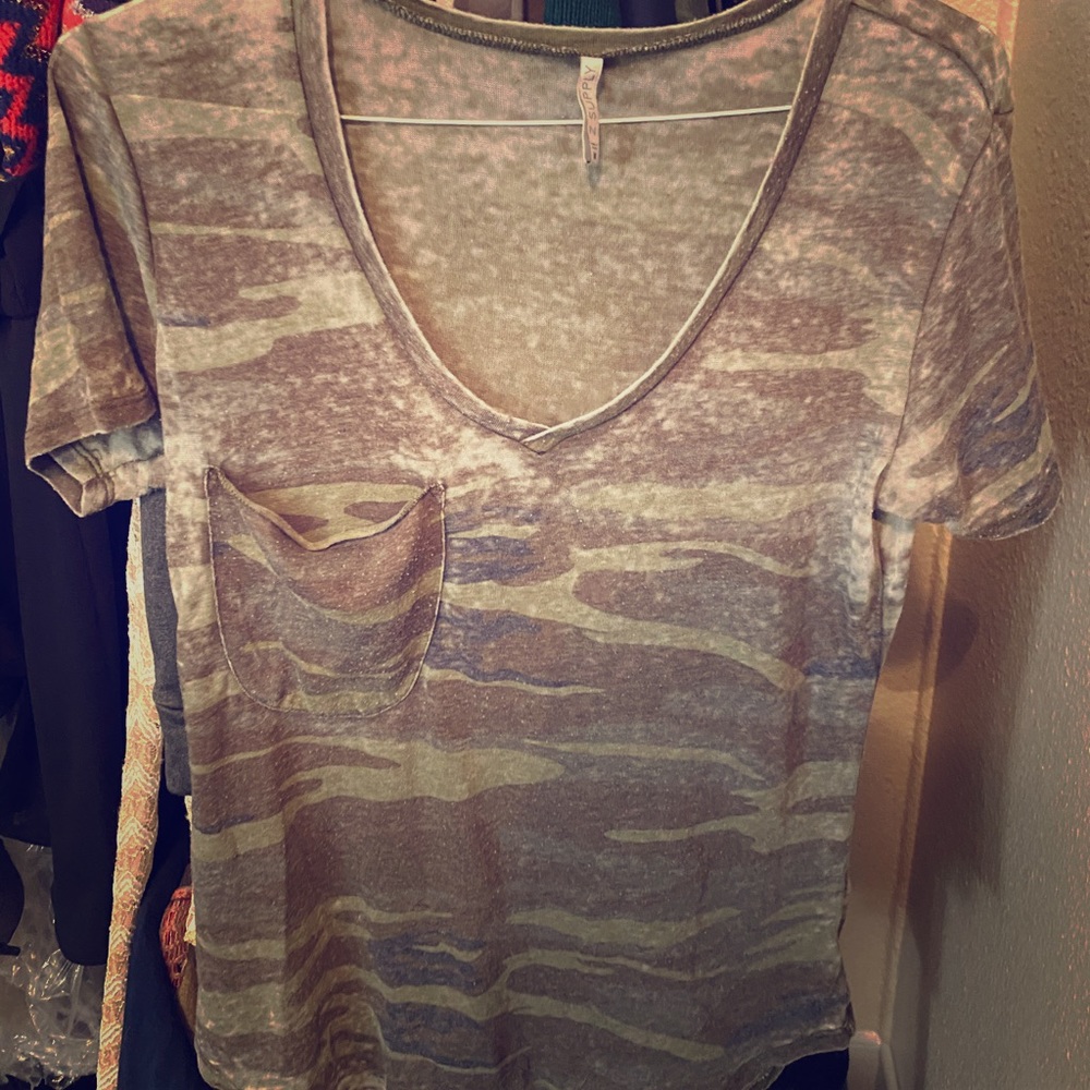 Camo blouse